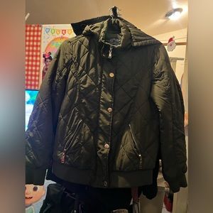Bomber jacket with hoodie